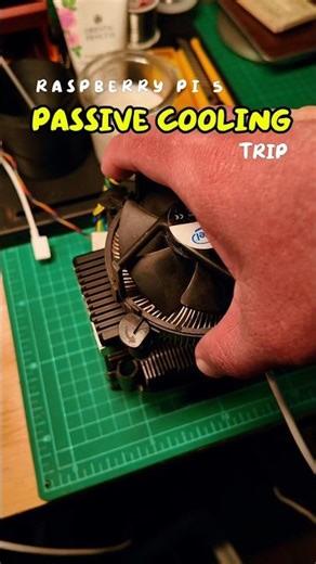 How to fix a hot Raspberry Pi 5. #raspberrypi #arduino #cooling