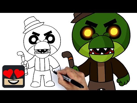How To Draw Alfis | Roblox Piggy