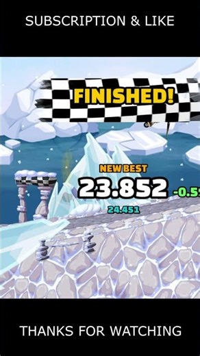 🎧 NEW Community Showcase 🎧 (Glacier Stroke) - Hill Climb Racing 2 #shorts #hcr2