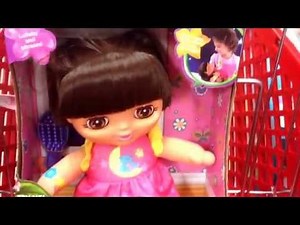 DORA THE EXPLORER "Sweet Dreams Dora" Singing Bedtime Doll Toy / Toy Review
