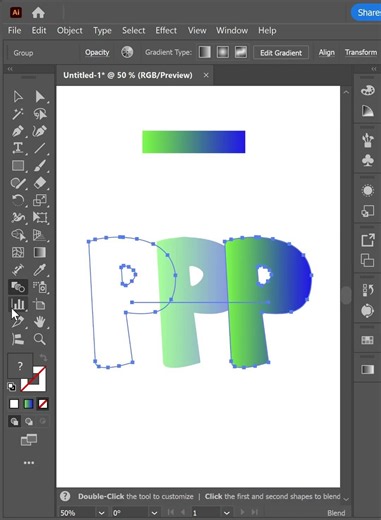 Blend Text Effect | Smooth Text Morph | Illustrator Tutorial
