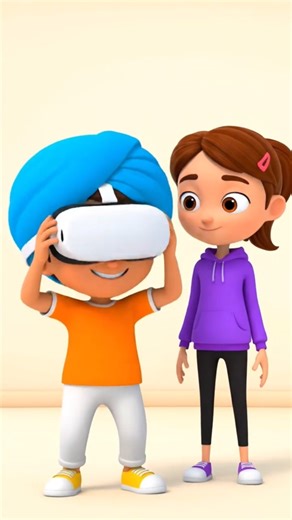 Episode 5- Pumpy & Googly: VR Flip Surprise! 🕶️✨ | #LoopingShorts #PumpyAndGoogly #VirtualReality