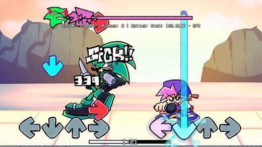 FNF -No Heroes DX (Non-Official) Playable Mod No Heroes composed by Rivermusic