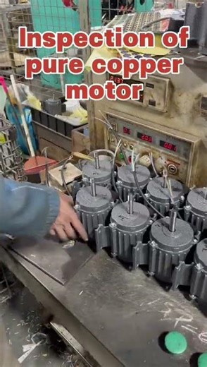 Industrial Exhaust Fan Motor Inspection Process