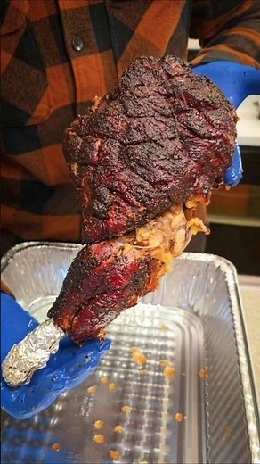Smoked Leg of Lamb #lamb #bbq #tacos #legoflamb #barbecue #outdoorcooking #pelletgrill #pulledpork