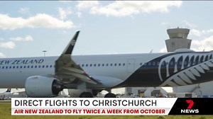 Adelaide is set to get a new international air connection with Air New Zealand launching direct flights to Christchurch from October. Download the 7NEWS app: 7news.link/7newsapp #7NEWS | 7NEWS Adelaide