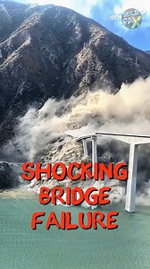 What Caused This Shocking Bridge Failure in China? 😨💥 A 758-meter-long bridge in Sichuan, China has collapsed just months after its grand opening. 😱 Dramatic footage shows the Hongqi Bridge crumbling into the river below amid a massive dust cloud. Authorities had already closed the bridge after detecting cracks on nearby slopes and signs of shifting terrain — clear warnings of an impending disaster. Soon after, landslides struck, destroying the approach bridge and roadbed completely. Thankful