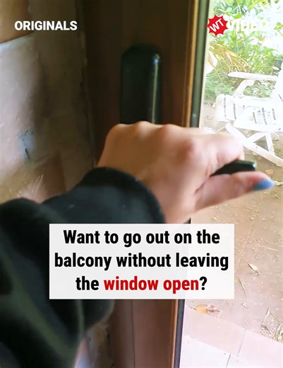 A simple trick to block the window while ensuring proper ventilation 👌 | WTVideo
