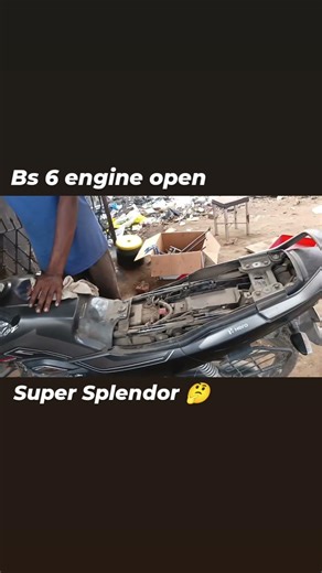 PART 2 Hero Super Splendor Bs 6 engine open 😱