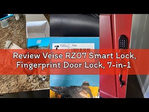 Review Veise RZ07 Smart Lock, Fingerprint Door Lock, 7-in-1 Keyless Entry with App Control, Electron