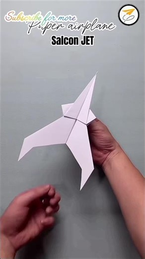 How to make salcon Jet , paper plane 🤩🤯 viral and best plane #shorts #diy #viral