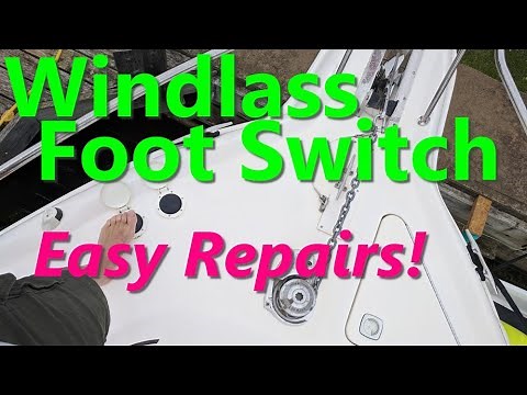 Repairing Anchor Windlass Foot Switch - Sea Ray Sundancer