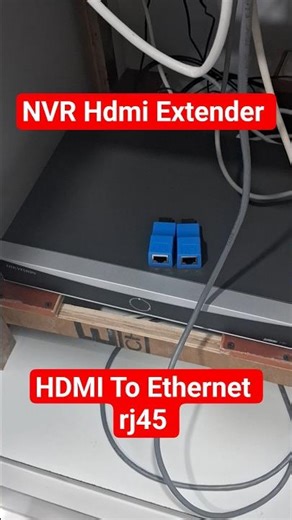 NVR HDMI Extender Long Range Extender HDMI Extender adapter Rj45 Ethernet | HDMI to Ethernet #hdmi