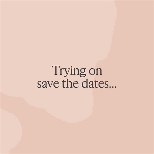 1.7K reactions · 87 shares | Before you try on the dress or sample the cake, why not try on save the date cards, too! Find a style that's uniquely you. | Shutterfly | Facebook