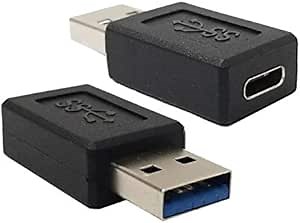 USB C (Female) to USB A (Male) Adapter ONLY for DisplayLink USB C Docking Station (Must Have DisplayLink Chipset inbuilt) - Supports powering, Fast Charging & Data Transfer