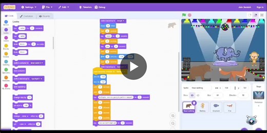 Scratch Project: Jungle Party Storytelling | Ashis Jenisha Rajendran posted on the topic | LinkedIn