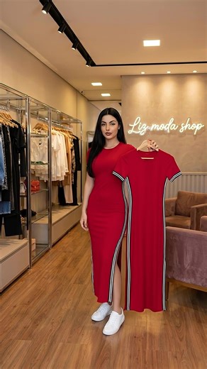 vestido col listras lateral