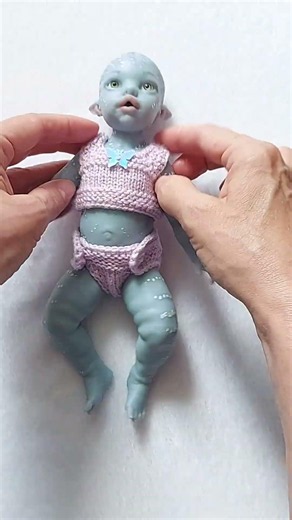 Tiny Lavender Summer Outfit for 9 inch Avatar Baby 💜