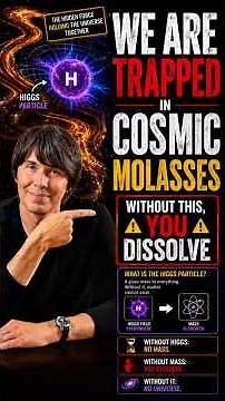 BRIAN COX: The Invisible "Molasses" Holding Reality Together ⚛️ #physics #higgsboson #science #viral