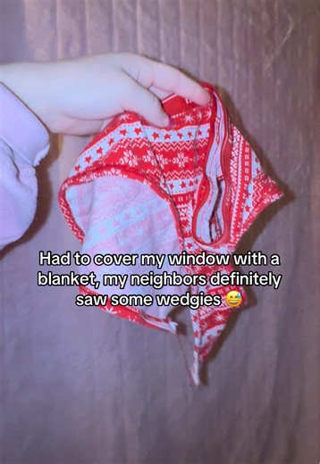 Whoopsies 🤣 #wedgietime #wedgiestory | blanket on window