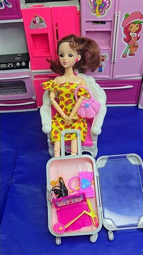 Satisfying with Unboxing & Review Barbie Doll Set Toys, ASMR Video #shorts