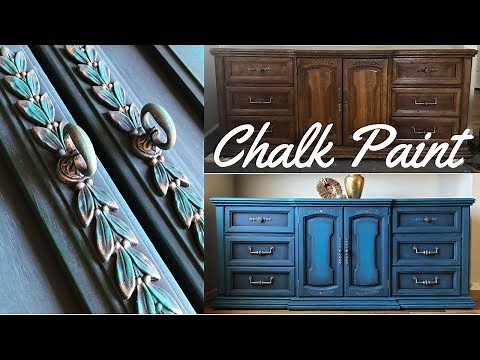 DIY Dresser Makeover w/ Annie Sloan Chalk Paint Aubusson Blue