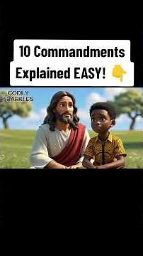 Jesus Simplified: The 10 Commandments Explained EASY! 👇 Jesus made it simple: Love God, love others