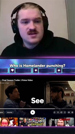Who do you think it is ? #theboyz #homelander #soldierboy #tv #reaction