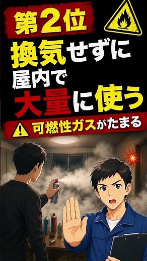 ⚠️破裂・爆発することも…スプレー缶でやってはいけないこと3選 #火災予防 #安全機能 #くらし保安員