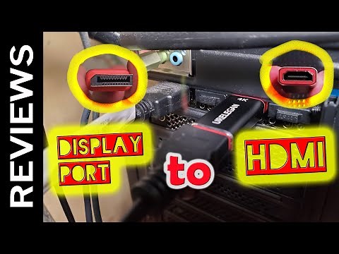 Display Port to HDMI Adapter Review to Connect second monitor
