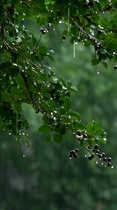Rainy Leaves & Berries 4K Dolby Vision – Calm Forest & Relaxing Rain