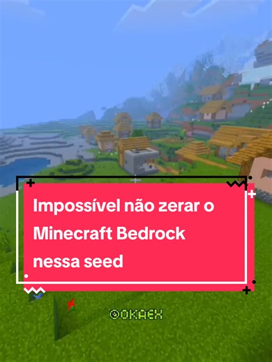 Impossível Não Zerar o Minecraft Bedrock com Esta Seed
