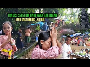 PERSEMBAHYANGAN. PITRA PUJA SEBELUM HARI RAYA GALUNGAN UMAT HINDU GUNUNG KIDUL