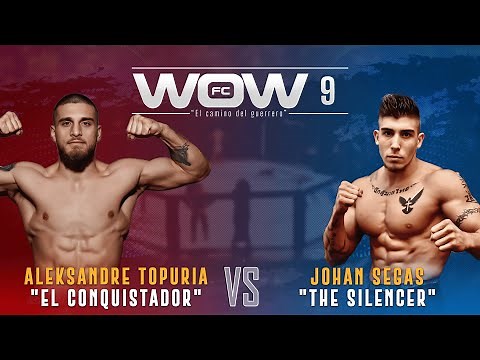 WOW 9 - FULL FIGHT - Aleksandre "The Conqueror" Topuria vs Johan "The Silencer" Segas