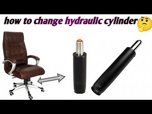 how to change hydraulic cylinder and base office chair/how can repair hydraulic chair in patna 👍