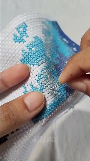 SIMPLE CROSS STITCH FOR BEGINNERS #crossstitch #crossstitchforbeginners #crossstitchtutorial