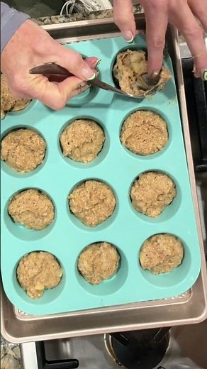 Healthy Banana Muffins in Silicone Muffin Pans | Easy Cleanup Breakfast Prep