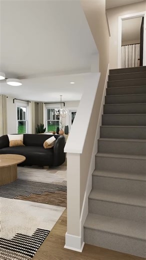 ✨ Say hello to the Hampton III — a two-story floor plan designed for everyday living and easy flexibility. In the virtual tour, it’s easy to see how well this layout flows — the great room connects to the dining room, which opens right into the kitchen for an effortless, everyday rhythm. A nearby flex room adapts to your needs (home office, expanded mudroom, and more), while a walk-in pantry keeps essentials close at hand. Upstairs, the central laundry is right by the bedrooms, the loft can beco