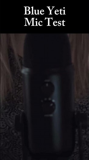 🎙️ ASMR Blue Yeti Mic Test | Whispering, Tapping & Close-Up Sounds ✨