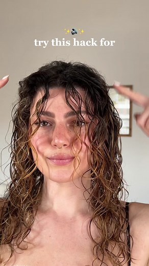 Root Volume Styling Hack with Tangle Teezer | Curly Hair Tutorial