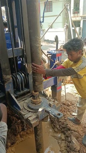 pile foundation work. #construction for strong foundation.