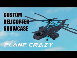 I built a custom helicopter in ROBLOX Plane Crazy...