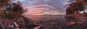 Sunset at Moonlight Bay, Rama First Nation 360 Panorama | 360Cities