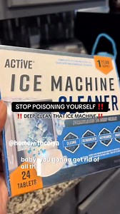 Keep your ice fresh and your machine running smoothly. These cleaner tablets make maintenance simple and stress-free. : #IceMachineCare #HomeMaintenance #KitchenEssentials | Home With Coiya