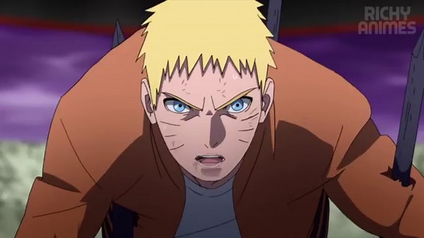 Naruto usa o Modo Kurama contra Jigen - Naruto vs Jigen | Boruto Dublado