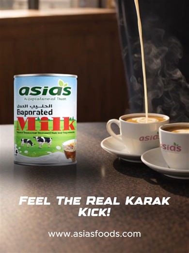 Asia's Evaporated Milk 410 G #asiasfoods #milk #Uae #tealover #viralvideo