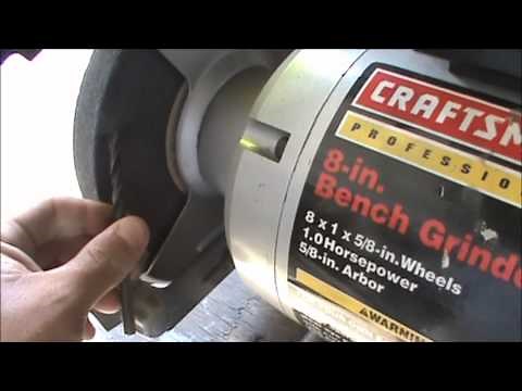 how to sharpen drill bits on a bench grinder updated