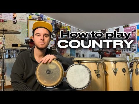 How to play Country on Bongos