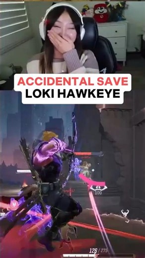 The Luckiest Accidental Loki Ult (Copied Hawkeye) 😂 #marvelrivals #necros #jay3 #flats #bogur #moxy