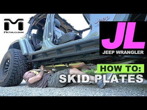 Jeep Wrangler JL Armored Skid Plate Install & Review